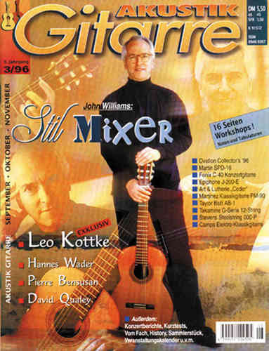 Ausgabe 3/1996 des Fachmagazins AKUSTIK GITARRE