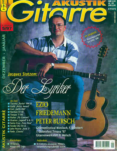 Ausgabe 5/1997 des Fachmagazins AKUSTIK GITARRE