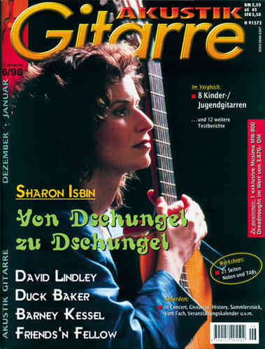 Ausgabe 6/1998 des Fachmagazins AKUSTIK GITARRE