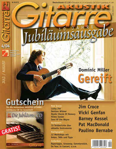 Ausgabe 4/2004 des Fachmagazins AKUSTIK GITARRE