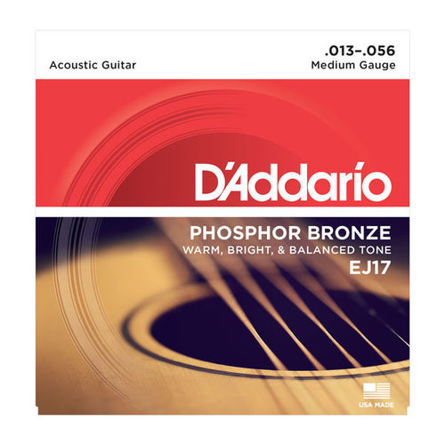 EJ17 D'Addario - Phosphor Bronze (.013-.056)