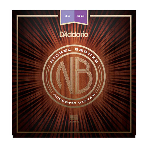 D'Addario NB Nickel Bronze Custom Light ( 011 - 052 )