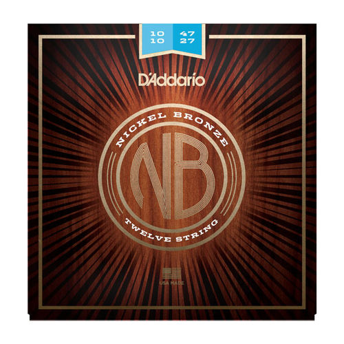D'Addario NB Nickel Bronze Light 12-String