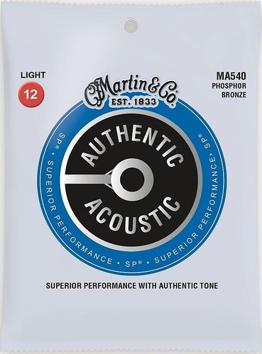 Martin 'Authentic Acoustic SP' Phosphor Bronze (.012-.053) Light (MA-540)