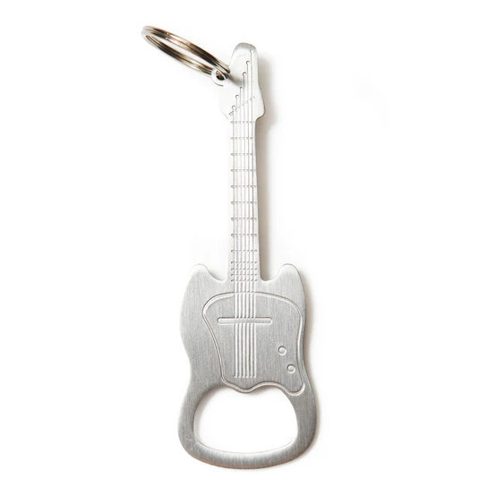 Kikkerland Guitar Keychain Bottle Opener